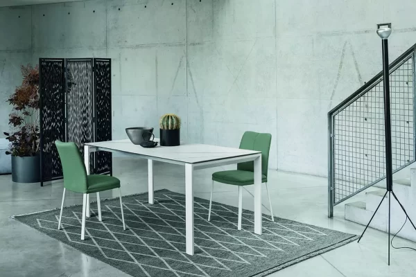 Evolution contemporary dining table by Sedit