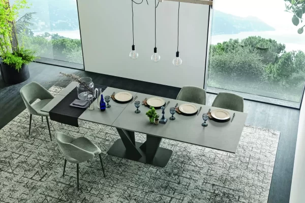 silver modern dining table by sedit 4