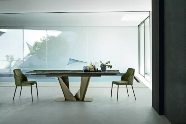 silver modern dining table by sedit 6