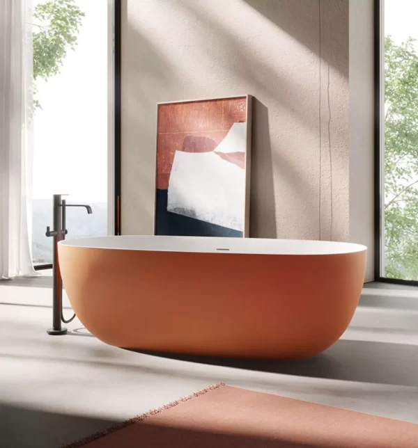 Ellisse astonishing contemporary bathtub by Disenia