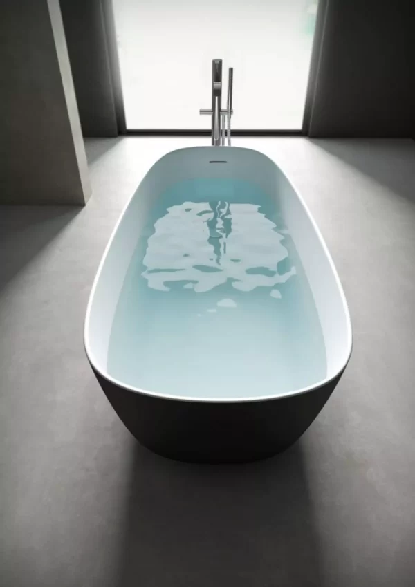 River essential modern bathtub by Disenia 2024