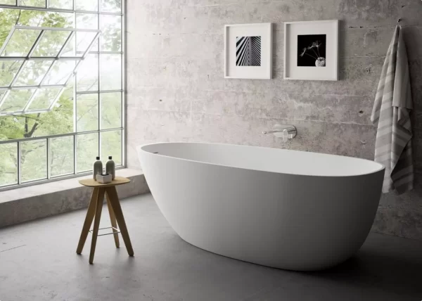 Vanitas delightful modern bathtub by Novello 2024