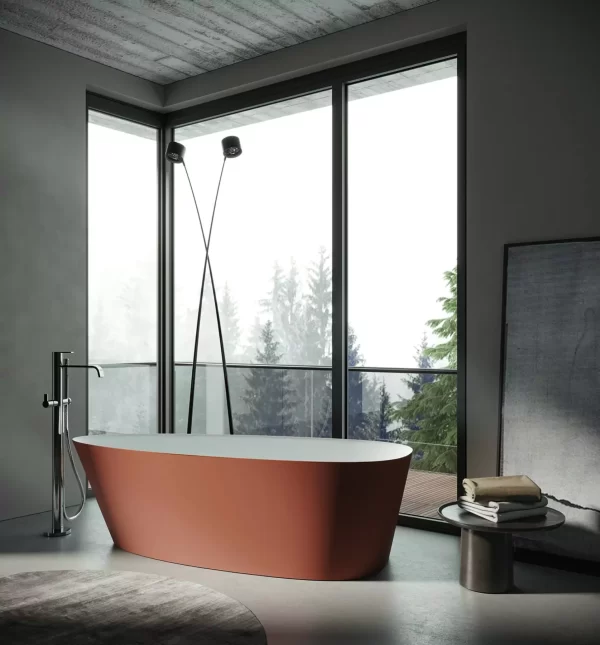 almond modern bathtub by disenia 3