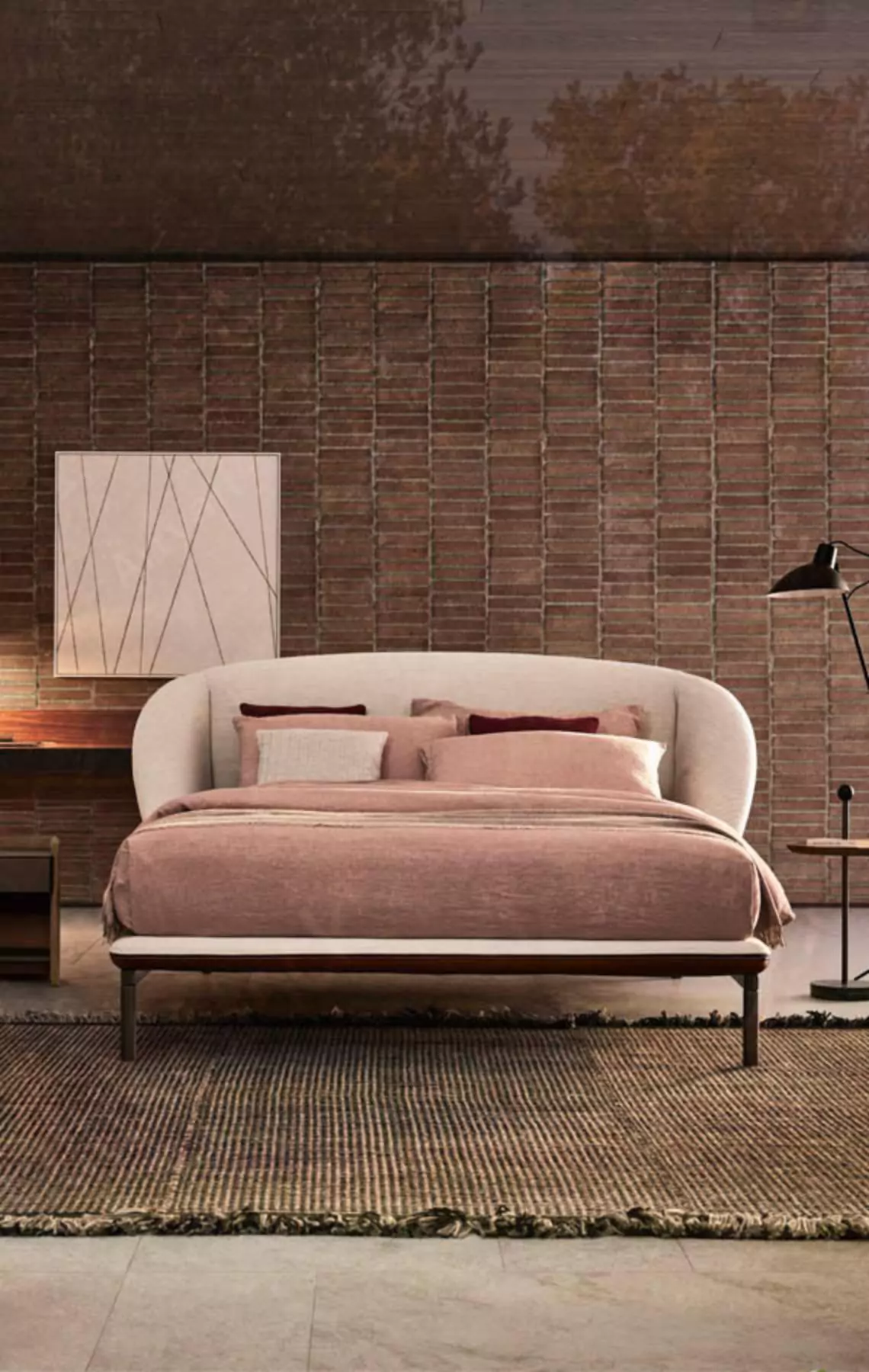 Domenica contemporary bed by pianca 2024