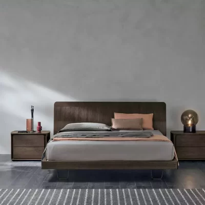 frame bed by tomasella front view 2024