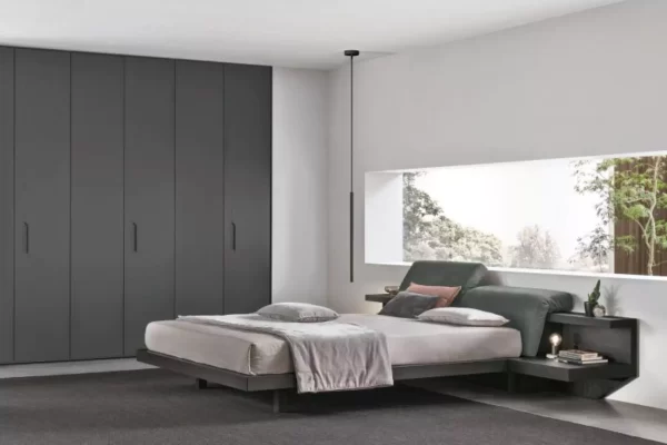 Morfeo striking contemporary bed by Tomasella 2024
