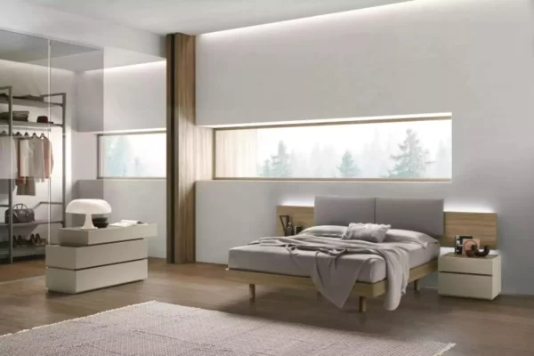 shiro wooden modern bed by Tomasella 2024