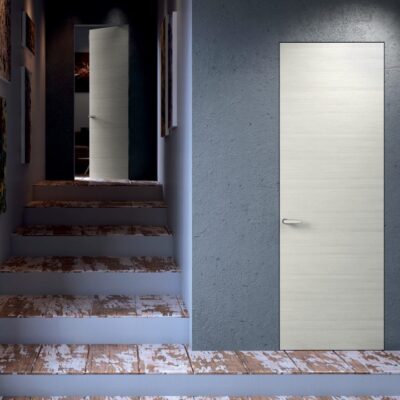 Modern hallway with sleek door